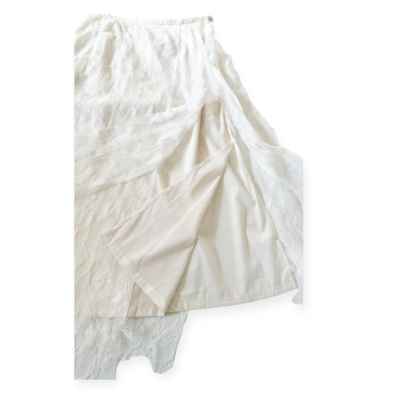 Divine Heritage Split Lace Midi Skirt, White, Size Small, Never worn - Picture 6 of 10